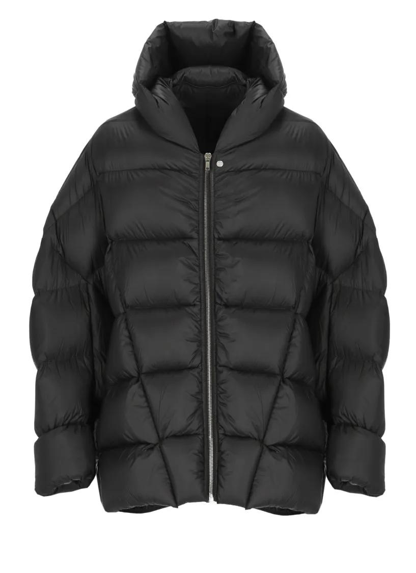 Rick Owens - Black Down Jacket - Größe 48 - schwarz