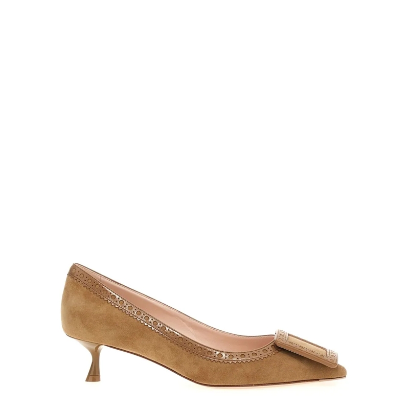 Roger Vivier Escarpins 'Viv' Pumps In The City' Brown