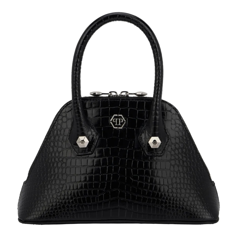 Philipp Plein Crossbody Bag Small Handle Bag Cocco schwarz