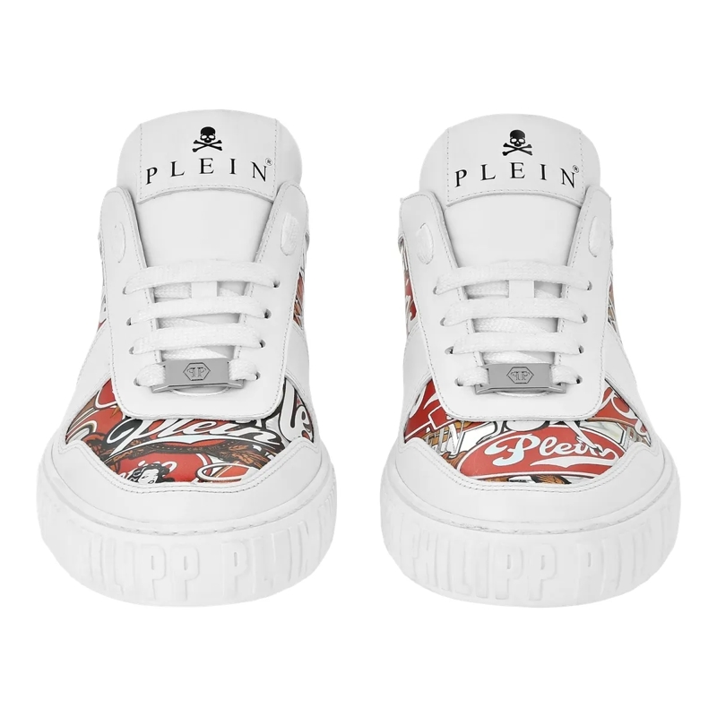 Philipp Plein Low-Top-Sneaker Lo-Top Turnschuhe Eagle weiss(Image 2)