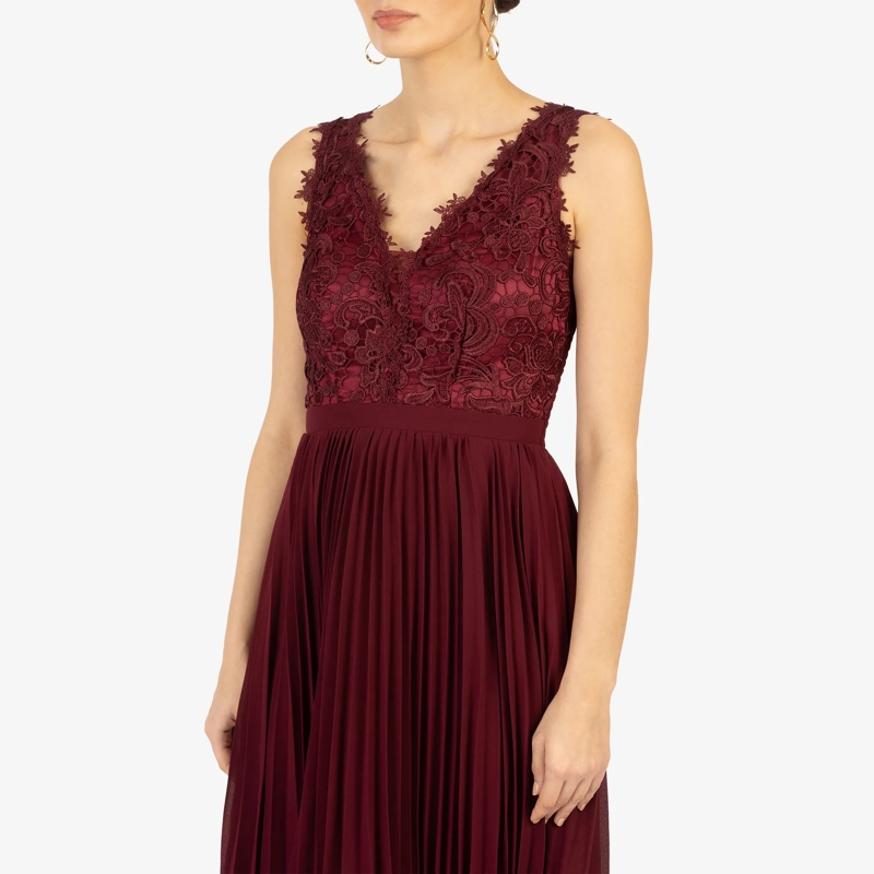 Kraimod Abendkleid Cocktailkleid bordeaux(Image 21)