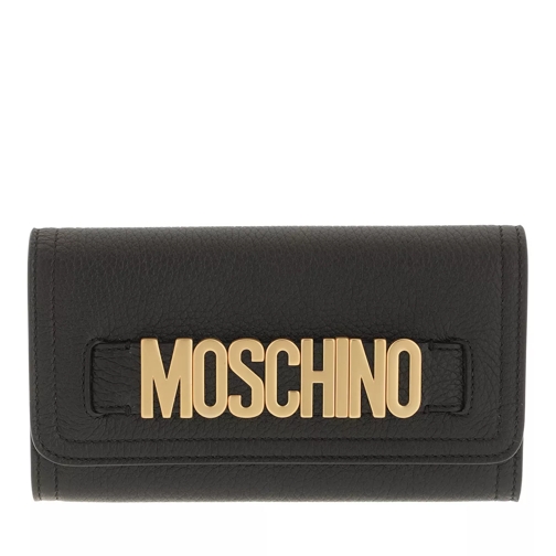 Moschino Wallet  Nero Continental Wallet