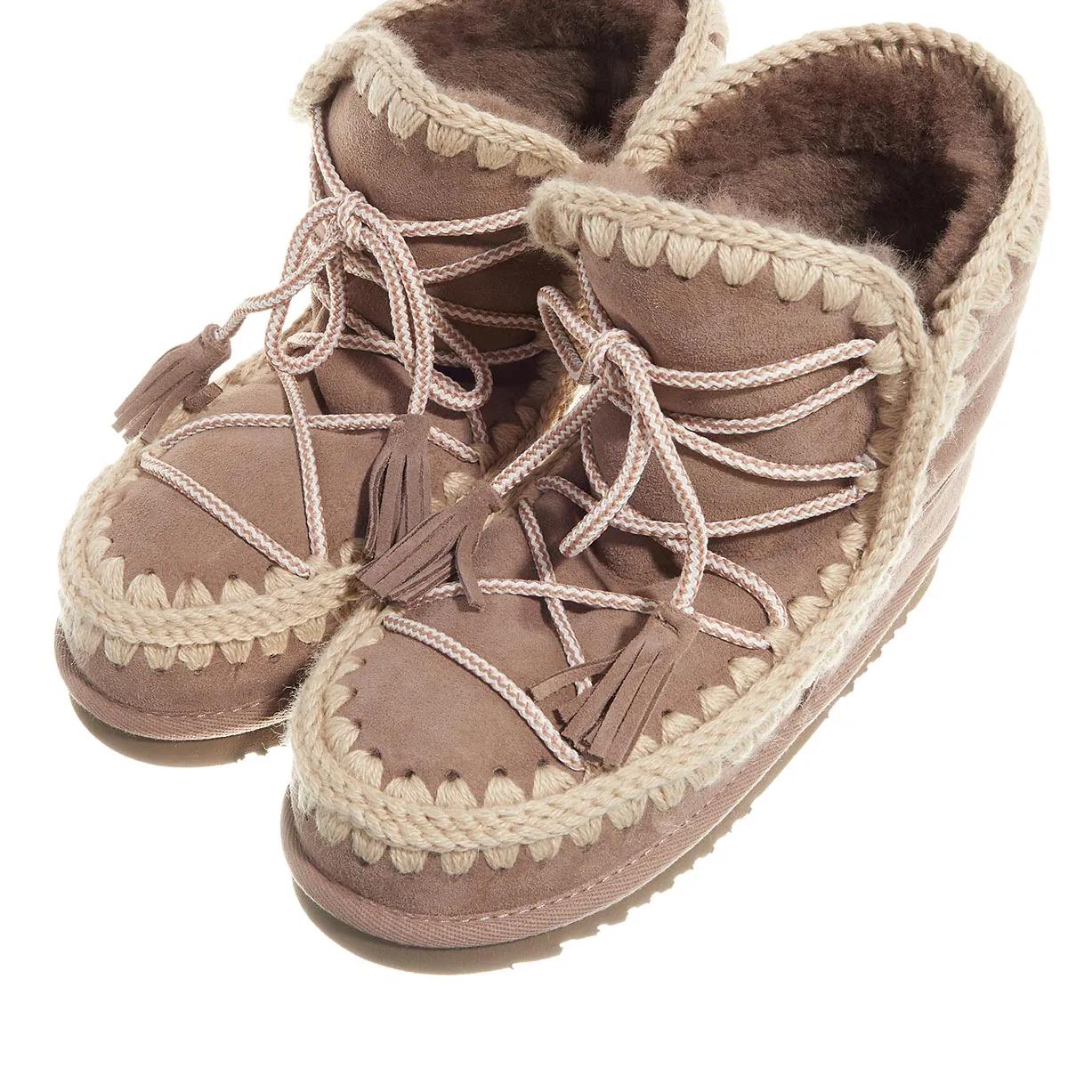 Thumbnail - Mou Stiefel & Boots - Eskimo Scoubidoo Lace - Gr. 40 (EU) - in Taupe - für Damen