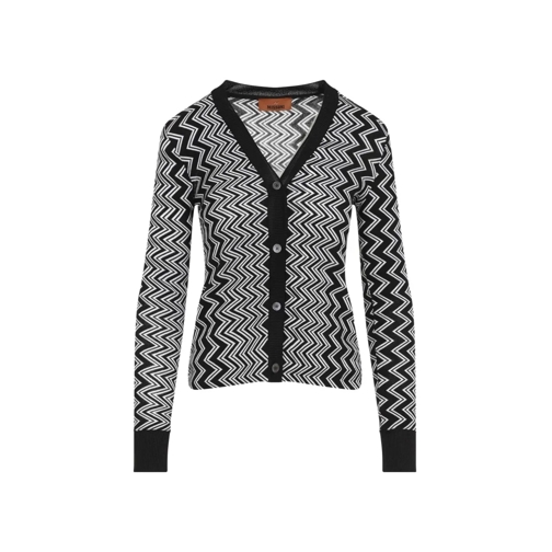 Missoni Strickjacke Black Wool Buttoned Cardigan Black