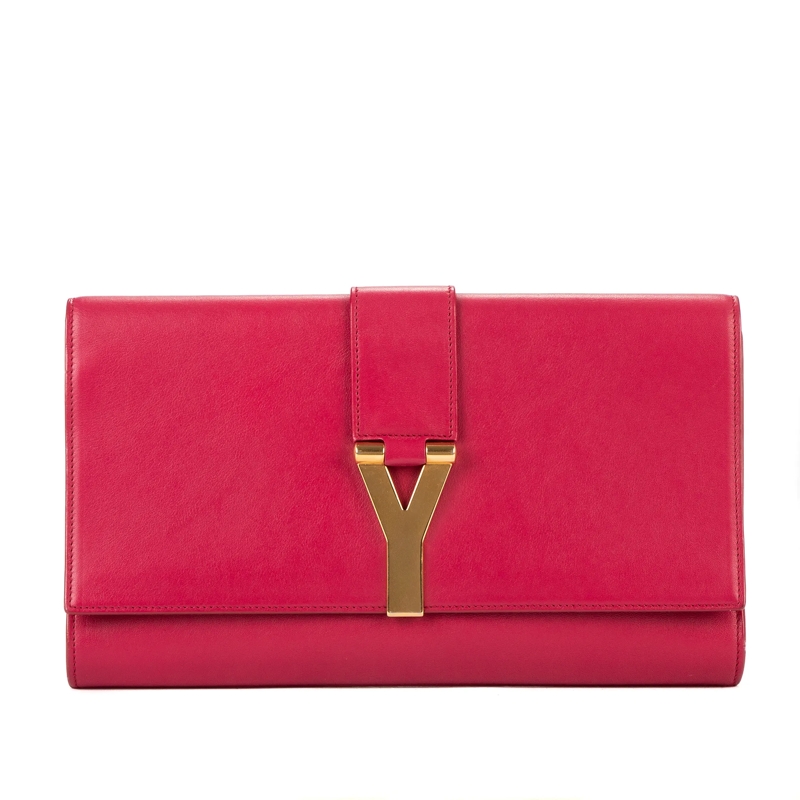 Saint Laurent Crossbody Bag Classic Y Line Clutch pink