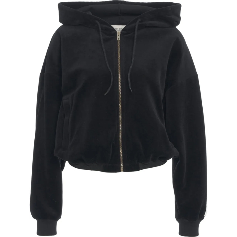 Golden Goose  Chenille hoodie schwarz