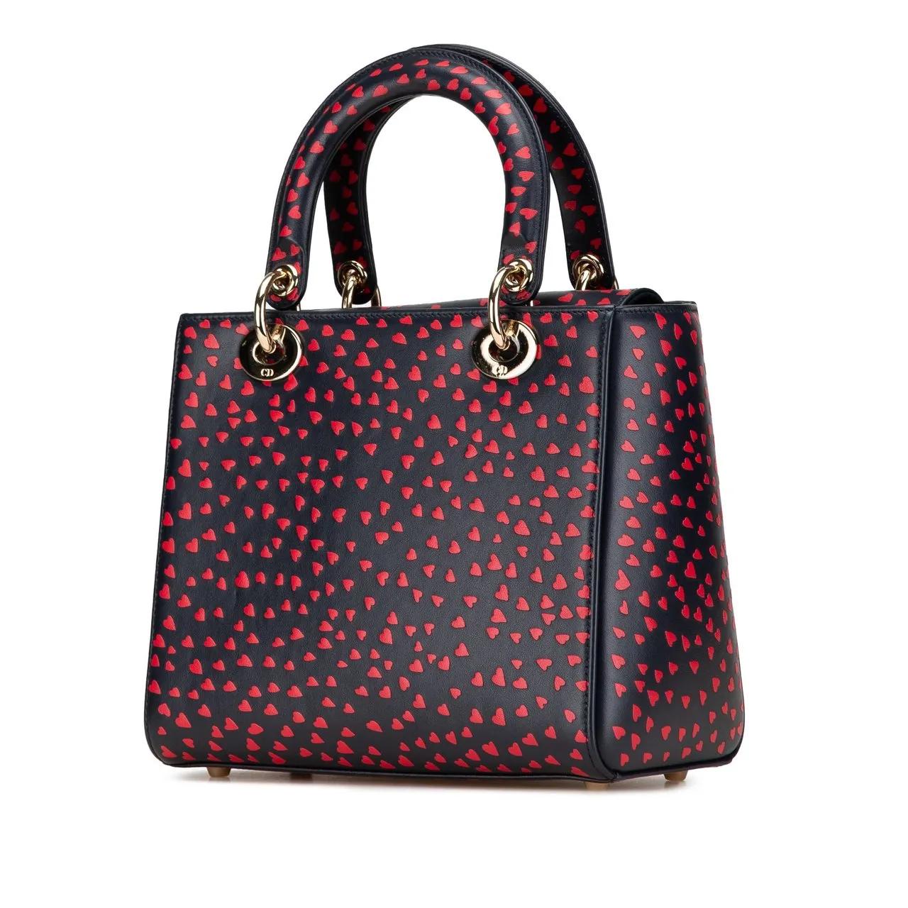 Thumbnail - Christian Dior Hobo Bags - 2021 Medium Calfskin I Love Paris Lady Dior - Gr. unisize - in Blau - für Damen