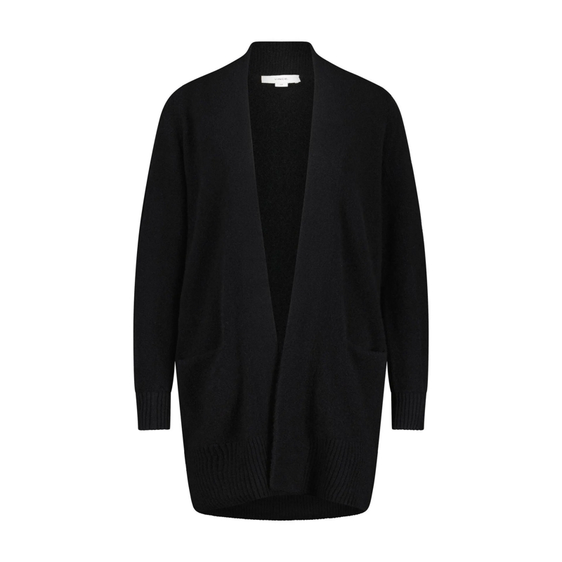 Vince Strickjacke Cardigan aus Kaschmir Schwarz