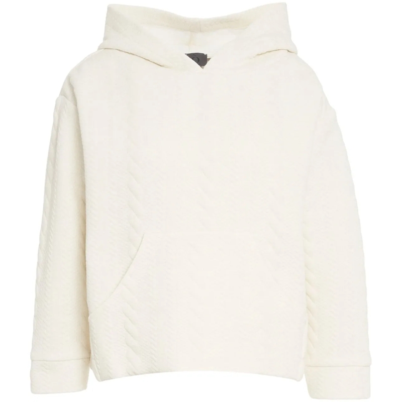 Oblo Unique  Knit hoodie weiß