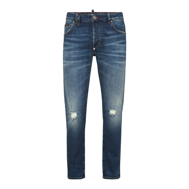 Philipp Plein Skinny-Leg-Jeans Skinny Essential jeansblau