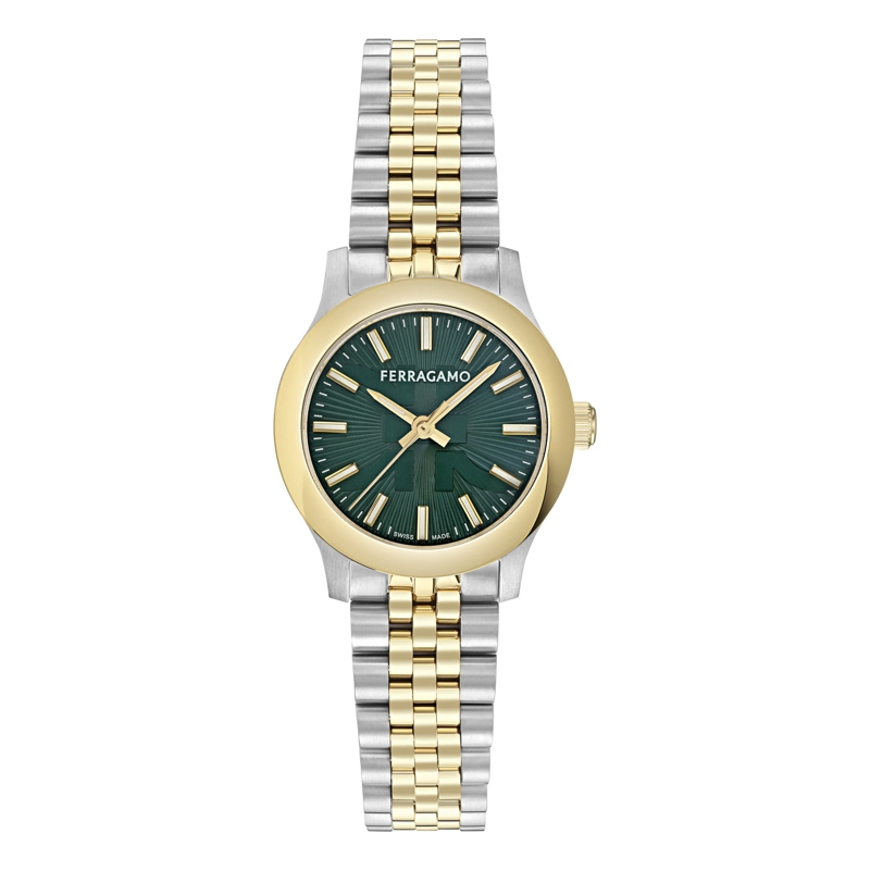 Salvatore Ferragamo Quarzuhr Quarz-Analoguhr Ferragamo Duo gold