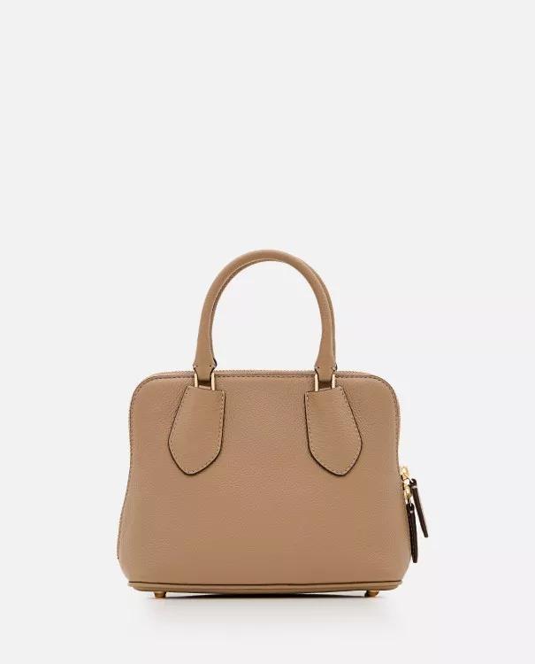 TORY BURCH Crossbody bags Mini Pebbled Swing Leather Bag in bruin