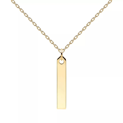 PDPAOLA Flame Necklace Yellow Gold Medium Necklace