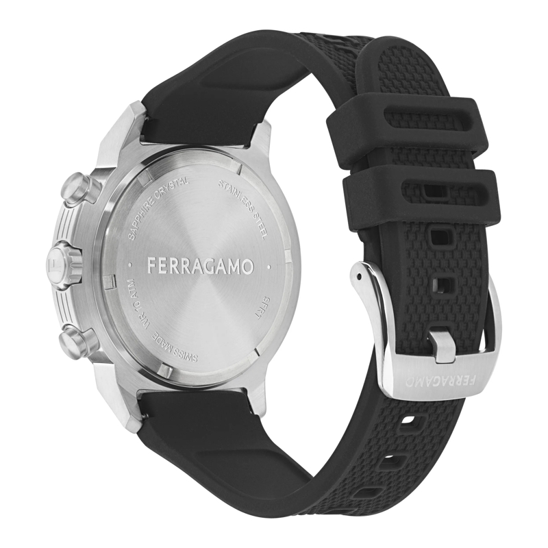 Salvatore Ferragamo Chronograph Quarz-Chronographenuhr Rt-Ferragamo Nima Chrono schwarz(Image 2)