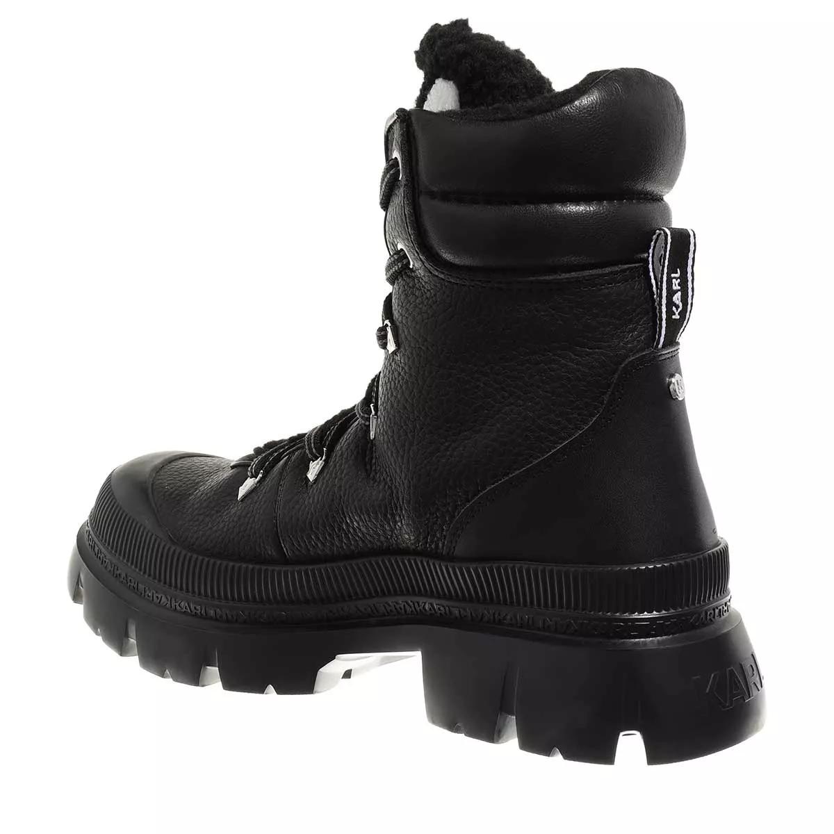 Karl Lagerfeld Boots & laarzen - TREKKA MAX Hi Hiker Lace Boot in zwart