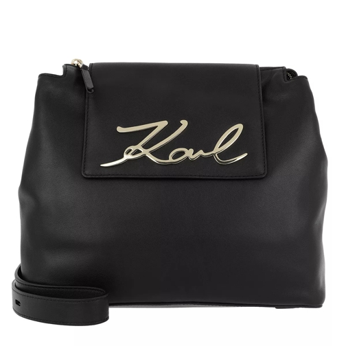Karl Lagerfeld K/Signature Soft Shoulderbag Black Borsetta a tracolla
