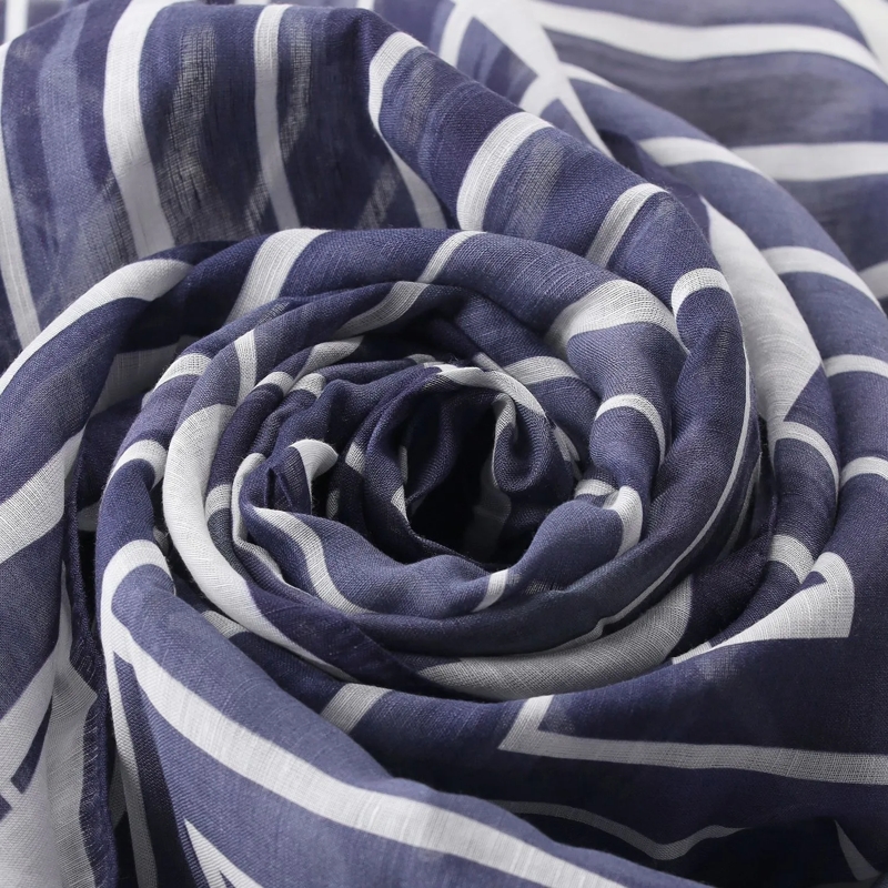 Altea Écharpe en laine Tuch mit Muster blau(Image 6)