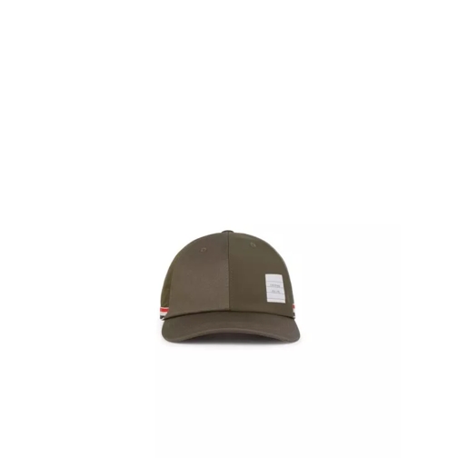 Thom Browne  Green Cotton Cap Green