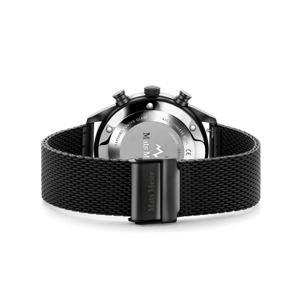 Thumbnail - Mats Meier Uhren - Grand Cornier Uhr - Gr. unisize - in Schwarz - für Damen