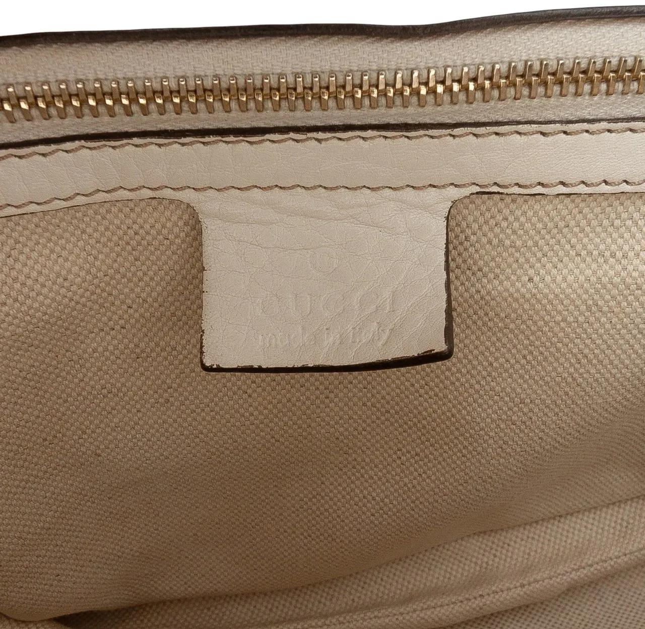 Thumbnail - Gucci Hobo Bags - Medium GG Canvas New Bamboo Satchel - Gr. unisize - in Weiß - für Damen
