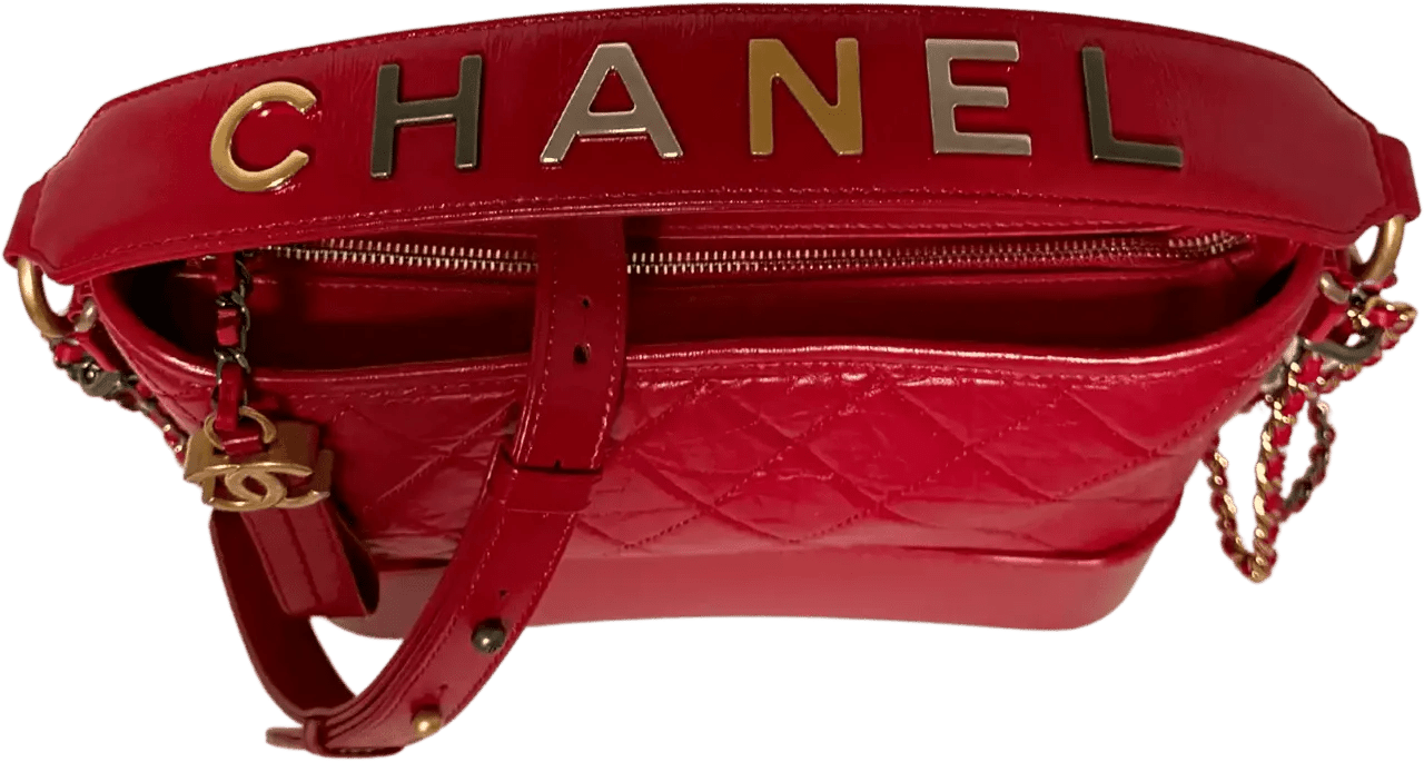 Thumbnail - Chanel Crossbody Bags - Chanel Gabrielle medium hobo bag red 2020 full set - Gr. unisize - in Rot - für Damen