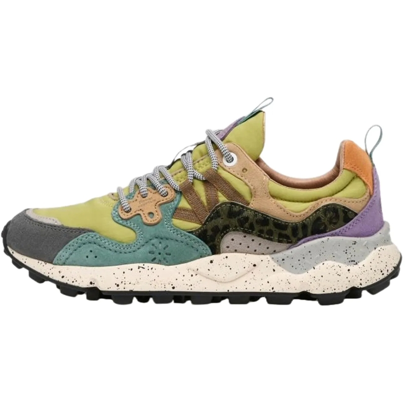 Flower Mountain Low-Top-Sneaker Sneakers Green grün