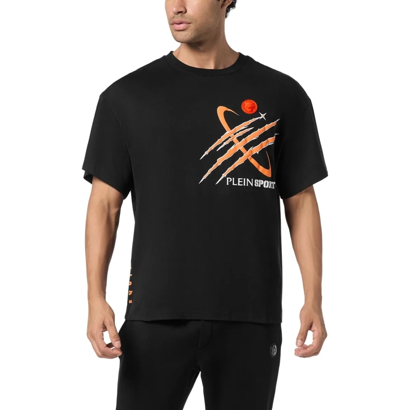 Plein Sport T-Shirt T-Shirt Rundhalsausschnitt Ss Scratch schwarz(Image 3)