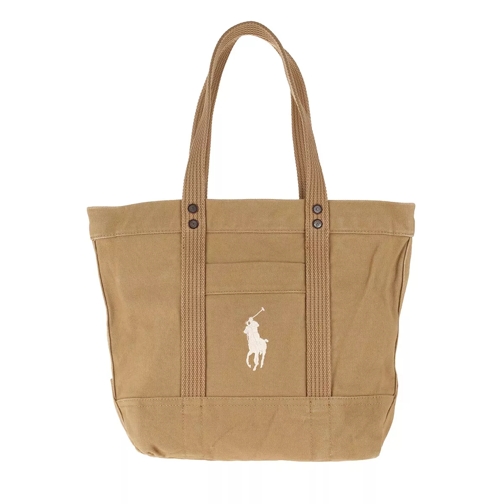 Polo Ralph Lauren PP Tote Bag Canvas Khaki Shopping Bag