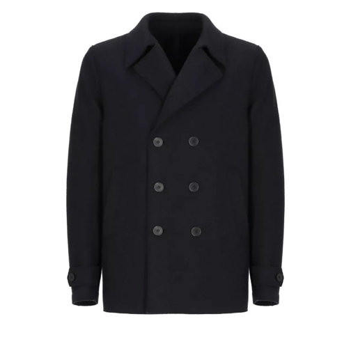 Harris Wharf Wool Coat Black 