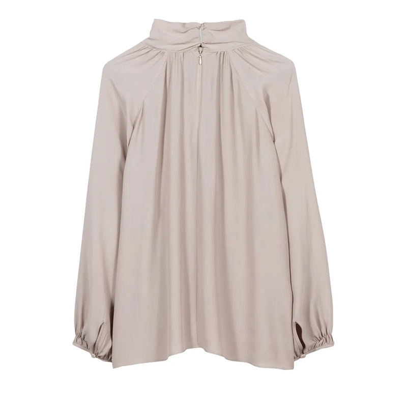 Luisa Cerano Top Bluse aus Seiden-Mix pearl(Image 6)