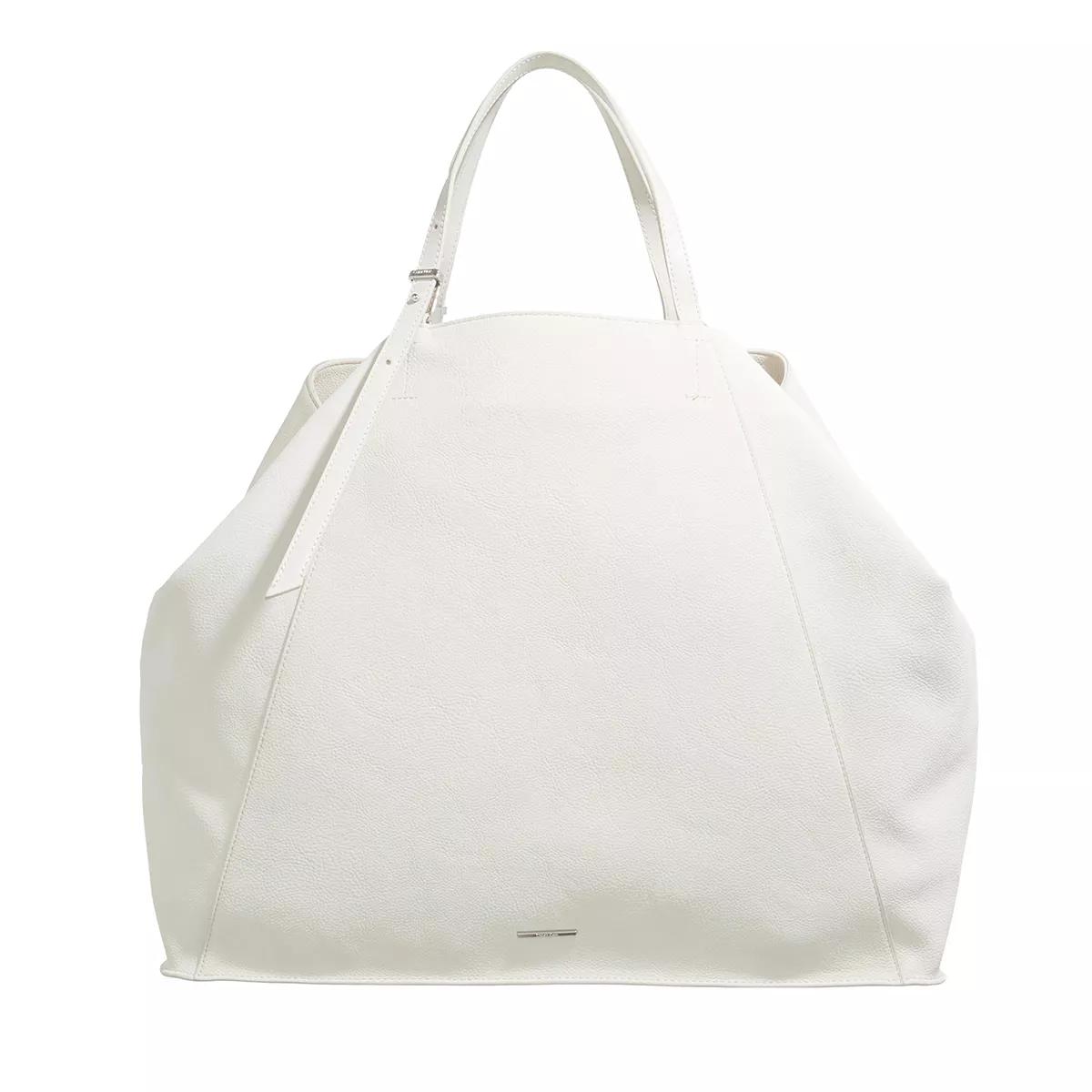 Calvin Klein Ck Fold Large Shopper Ecru | Shopping Bag