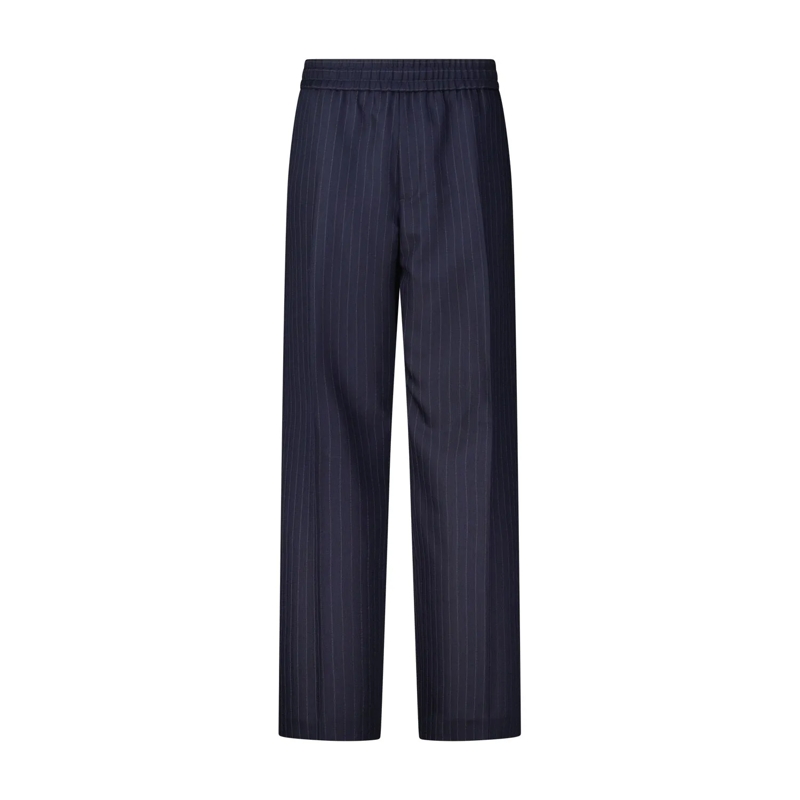 Golden Goose Freizeithose Stoffhose mit Nadelstreifen Navy