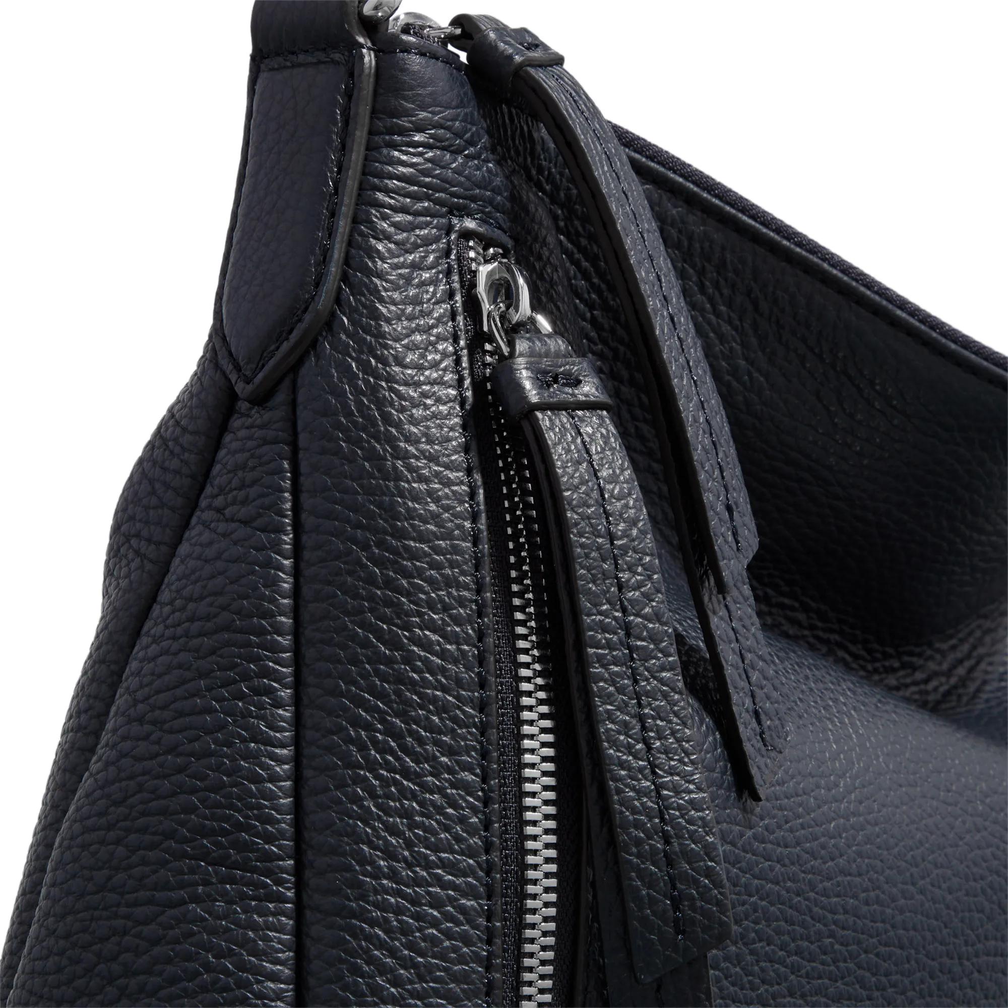 abro Hobo bags Beutel Juna Small Nos Navy in zwart