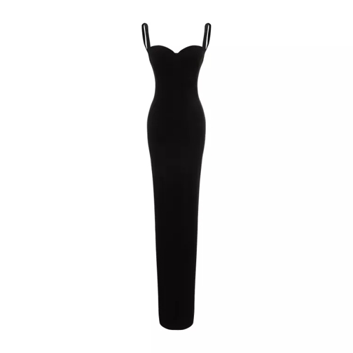 Balenciaga Fitted Gown Long Dress Black 