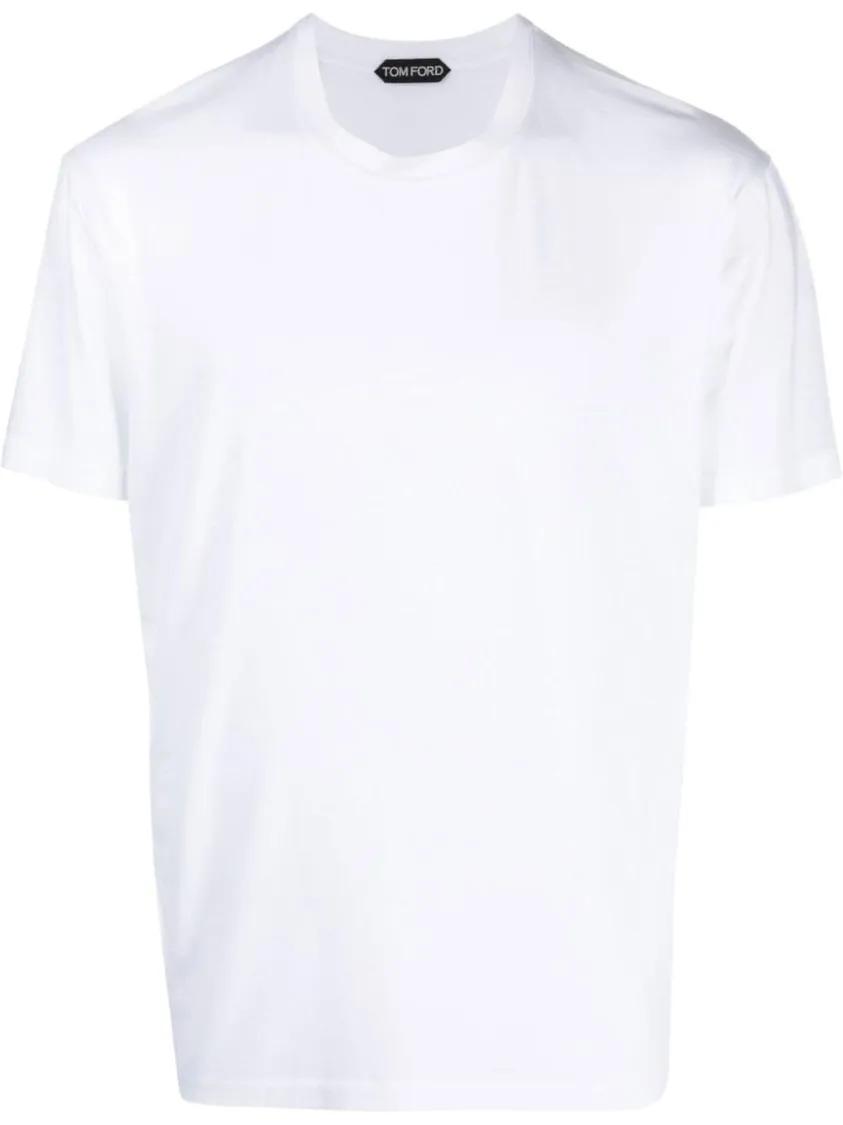 Tom Ford - Cotton T-Shirt - Größe 50 - weiß