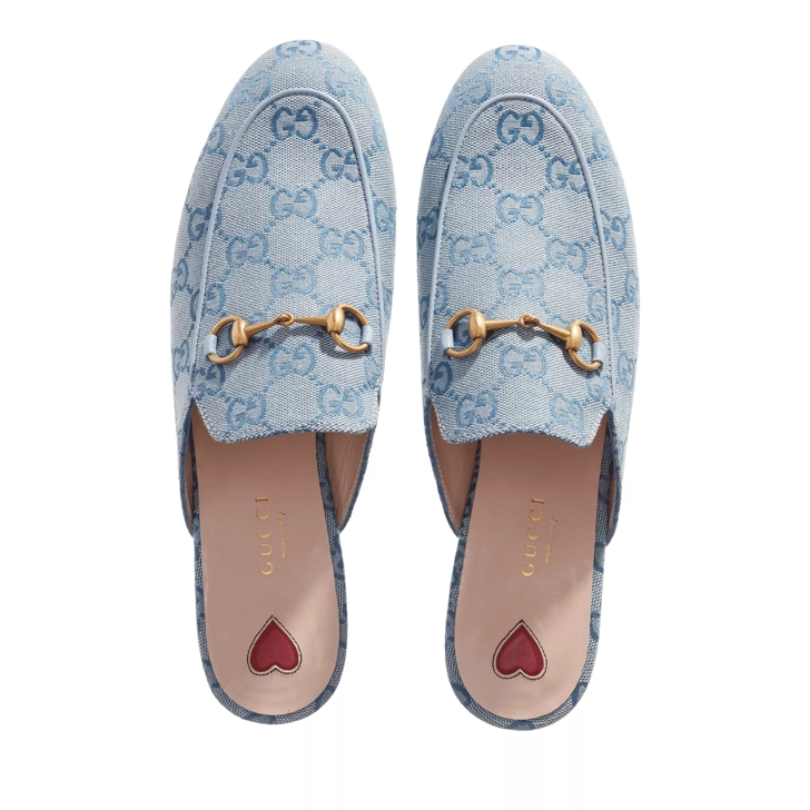 Gucci blue shop mules