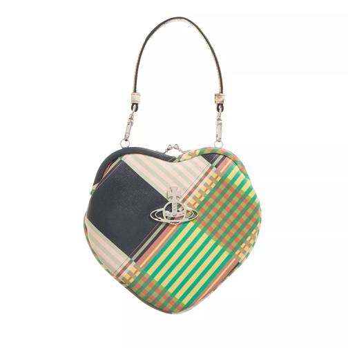 Vivienne Westwood Belle Heart Frame Purse Combat Tartan Sac à bandoulière
