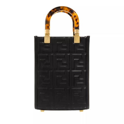 Fendi Sunshine Mini Shopping Bag Nero Mini borsa