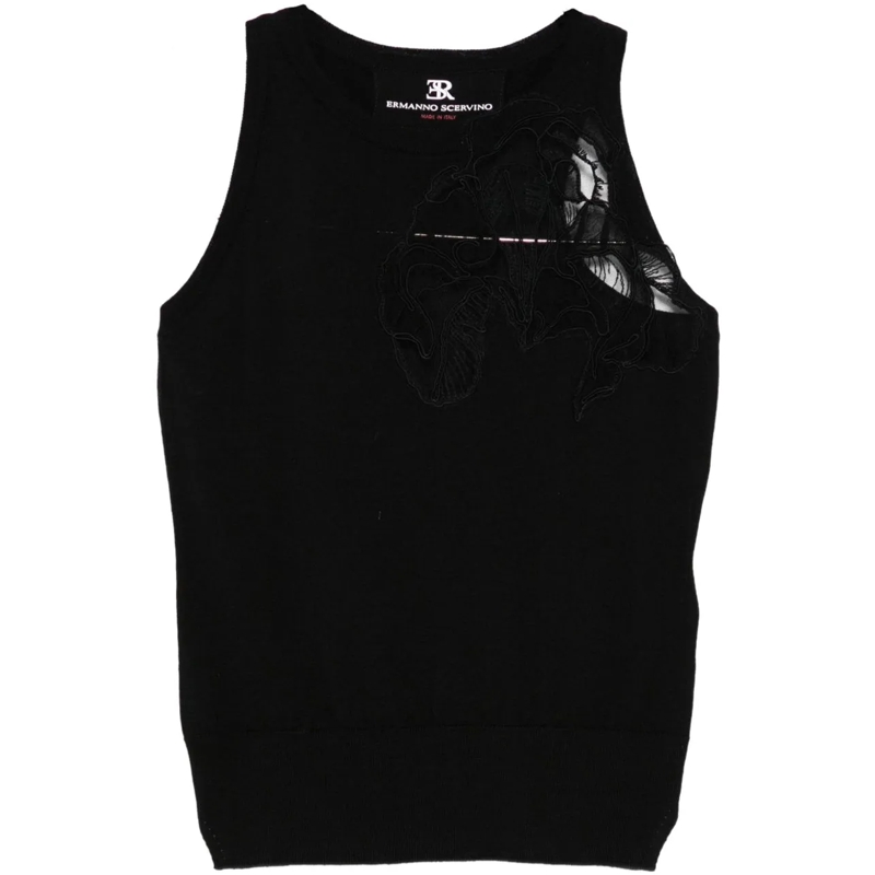Ermanno Scervino Top Top Black schwarz