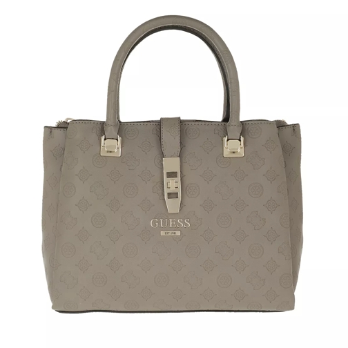 Guess Peony Classic Girlfriend Shoulder Bag Taupe Tote