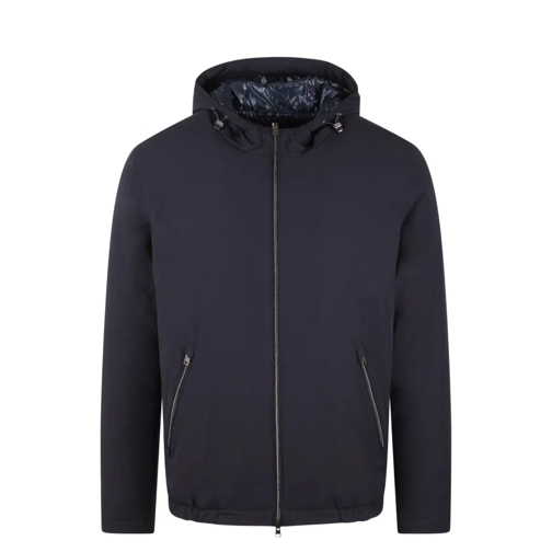 Herno Bomberjacks Nylon Bomber Jacket Blue