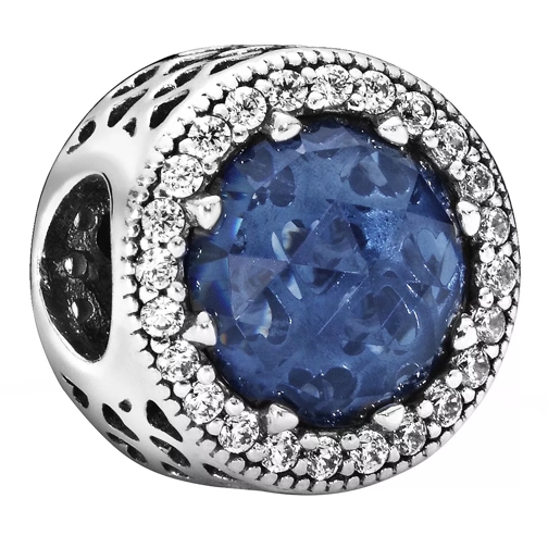Pandora Sparkling Dark Blue Charm Sterling silver Pendentif