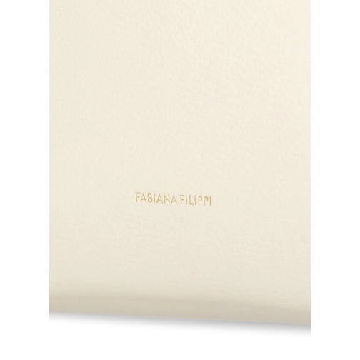 Fabiana Filippi Sac à bandoulière Ivory Pebbled Letaher Bag Neutrals (Image 5)