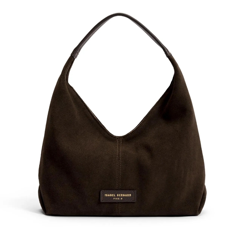 Isabel Bernard Sac hobo Honoré Grace mini Handtasche Dunkelbraun