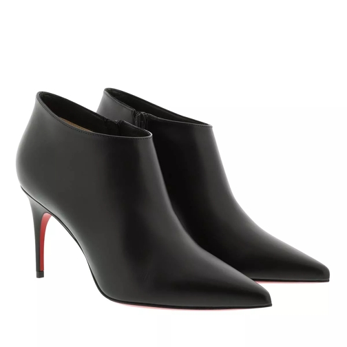 Christian Louboutin Gorgona 85 Ankle Boots Leather Black Ankle Boot