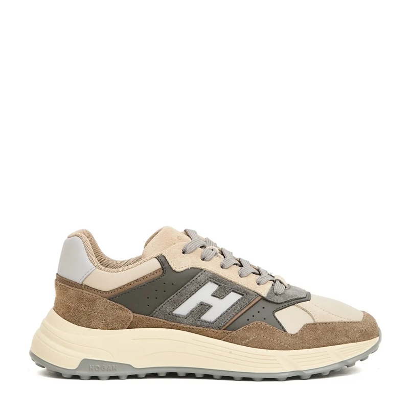 Hogan Low-Top-Sneaker Hyperlight Cam Beige Tobacco Running Sneakers Neutrals