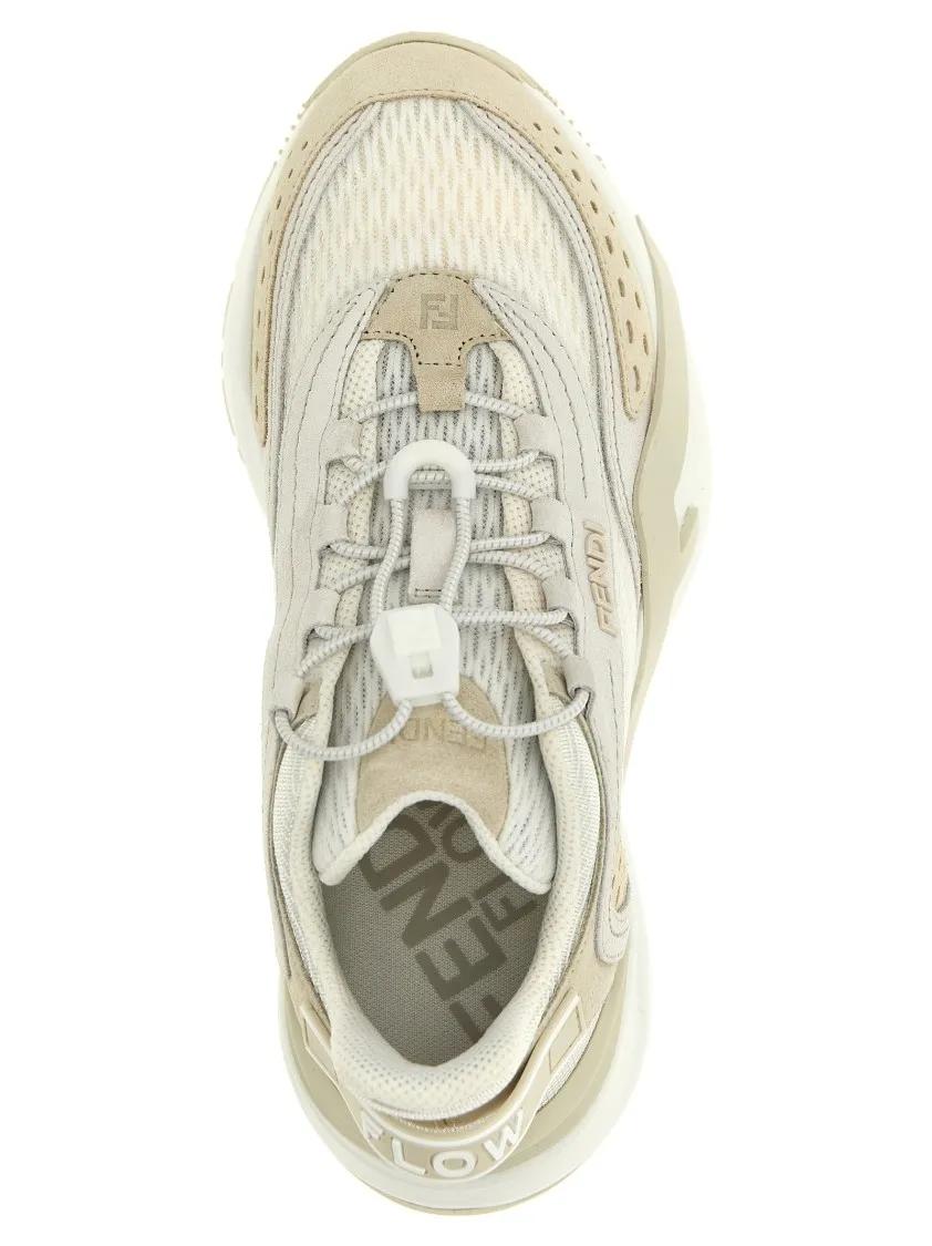 Thumbnail - Fendi Low-Top Sneaker - ' Flow' Sneakers - Gr. 36,5 (EU) - in Weiß - für Damen