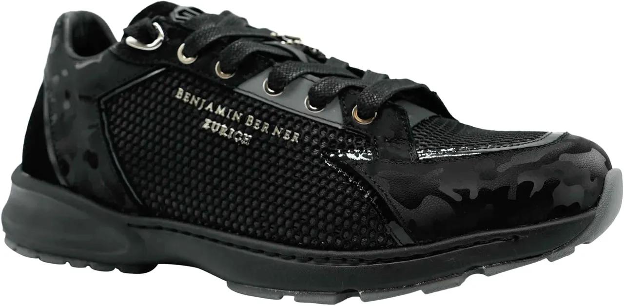 Thumbnail - BENJAMIN BERNER Low-Top Sneaker - Black Reflective Camouflage Sneaker - Gr. 43 (EU) - in Schwarz - für Damen
