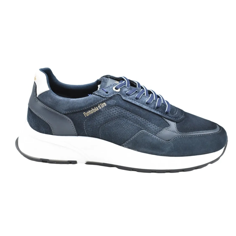 Pantofola D'Oro Sneaker basse Deep Navy Blue Low-Top Sneakers With Sole Grey
