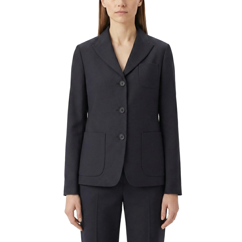 Fabiana Filippi Blazer Blazer aus Leinenmix blau(Image 2)